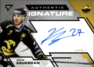 Kevin Czuczman Litvinov Tipsport ELH 2023/24 SportZoo 2. serie Authentic Signature Level 1 /130 #SL1-KC