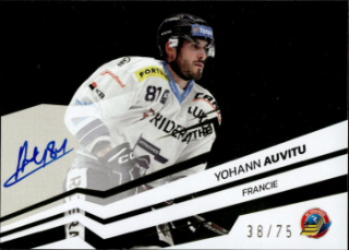 Yohann Auvitu Vitkovice Tipsport ELH 2023/24 SportZoo 2. serie Around the World AUTO /75 #AWS-YA