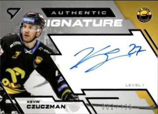 Kevin Czuczman Litvinov Tipsport ELH 2023/24 SportZoo 2. serie Authentic Signature Level 1 /130 #SL1-KC