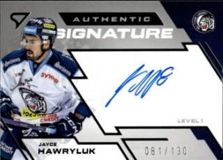 Jayce Hawryluk Liberec Tipsport ELH 2023/24 SportZoo 2. serie Authentic Signature Level 1 /130 #SL1-JH