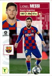 Lionel Messi FC Barcelona samolepka Panini Colecciones Este La Liga 2020/21 #15