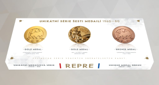 NFI Repre Unikátní medailová série 2024 Legendary Cards Case fotbalových karet - 3 boxy
