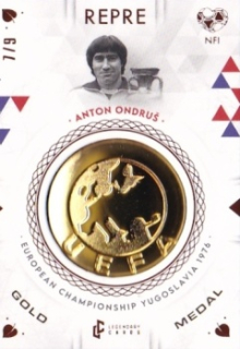 Anton Ondrus Reprezentace NFI Unique Medal Series 2024 LC Medal Yugoslavia 1976 Bronze /9 #JUG-ONA