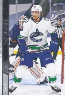 Jay Beagle Vancouver Canucks Upper Deck 2020/21 Extended Series #634