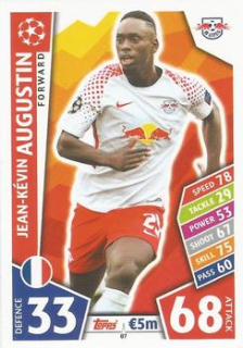 Jean-Kevin Augustin RB Leipzig 2017/18 Topps Match Attax CL #87