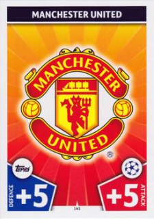 Club Badge Manchester United 2017/18 Topps Match Attax CL Club Badge #145