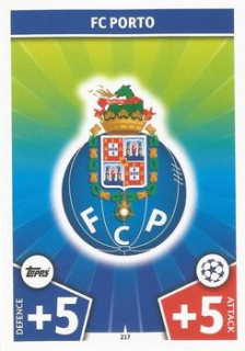 Club Badge FC Porto 2017/18 Topps Match Attax CL Club Badge #217