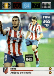 Koke Atletico Madrid 2015 FIFA 365 Key Player #161