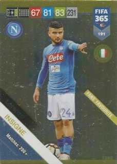 Lorenzo Insigne SSC Napoli 2019 FIFA 365 Fans' Favourite #191