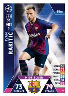 Ivan Rakitic FC Barcelona 2018/19 Topps Match Attax CL #12
