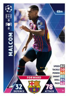Malcom FC Barcelona 2018/19 Topps Match Attax CL #14
