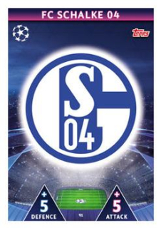 Club Badge Schalke 04 2018/19 Topps Match Attax CL Club Badge #91