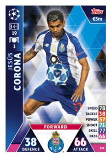 Jesus Corona FC Porto 2018/19 Topps Match Attax CL #359