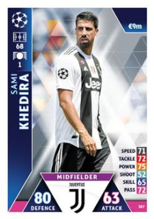 Sami Khedira Juventus FC 2018/19 Topps Match Attax CL #387