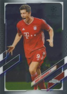 Robert Lewandowski Bayern Munchen 2020/21 Topps Chrome UEFA Champions League #50