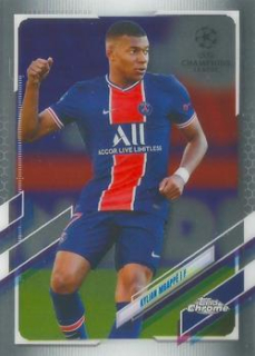 Kylian Mbappe Paris Saint-Germain 2020/21 Topps Chrome UEFA Champions League #95