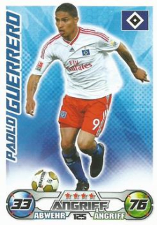 Paolo Guerrero Hamburger SV 2009/10 Topps MA Bundesliga #125