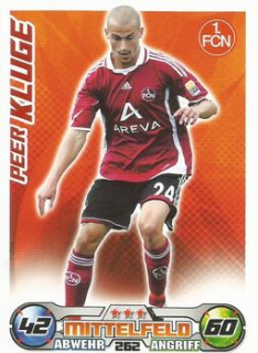 Peer Kluge 1. FC Nurnberg 2009/10 Topps MA Bundesliga #262