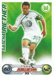 Sascha Riether VfL Wolfsburg 2009/10 Topps MA Bundesliga #313