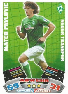 Mateo Pavlovic Werder Bremen 2012/13 Topps MA Bundesliga Extra #384