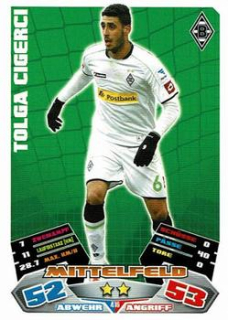 Tolga Cigerci Borussia Monchengladbach 2012/13 Topps MA Bundesliga Extra #416