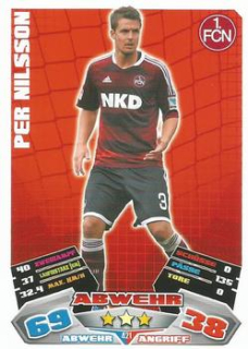 Per Nilsson 1. FC Nurnberg 2012/13 Topps MA Bundesliga Extra #421