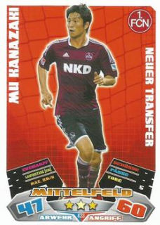 Mu Kanazaki 1. FC Nurnberg 2012/13 Topps MA Bundesliga Extra #423