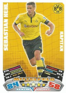Sebastian Kehl Borussia Dortmund 2012/13 Topps MA Bundesliga Extra Kapitan #435