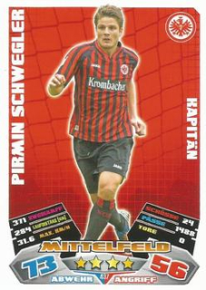 Pirmin Schwegler Eintracht Frankfurt 2012/13 Topps MA Bundesliga Extra Kapitan #437