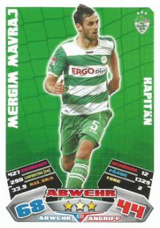 Mergim Mavraj Greuther Furth 2012/13 Topps MA Bundesliga Extra Kapitan #439