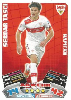 Serdar Tasci VfB Stuttgart 2012/13 Topps MA Bundesliga Extra Kapitan #449