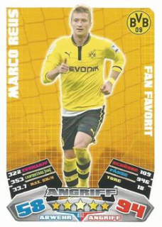 Marco Reus Borussia Dortmund 2012/13 Topps MA Bundesliga Extra Fan Favorit #453