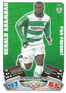 Gerald Asamoah Greuther Furth 2012/13 Topps MA Bundesliga Extra Fan Favorit #457