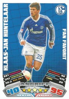 KlaasJan Huntelaar Schalke 04 2012/13 Topps MA Bundesliga Extra Fan Favorit #466
