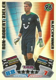 Ron Robert Zieler Hannover 96 2012/13 Topps MA Bundesliga Extra Matchwinner #477