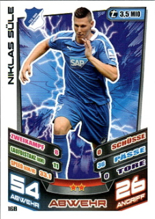 Niklas Sule TSG 1899 Hoffenheim 2013/14 Topps MA Bundesliga #168