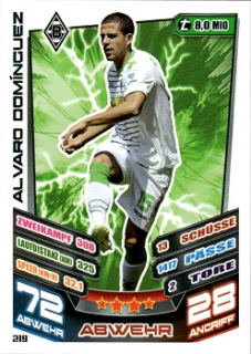 Alvaro Dominguez Borussia Monchengladbach 2013/14 Topps MA Bundesliga #219