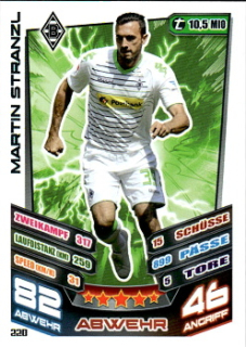 Martin Stranzl Borussia Monchengladbach 2013/14 Topps MA Bundesliga #220