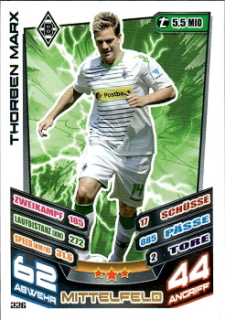 Thorben Marx Borussia Monchengladbach 2013/14 Topps MA Bundesliga #226