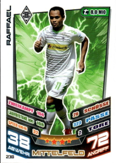 Raffael Borussia Monchengladbach 2013/14 Topps MA Bundesliga #230