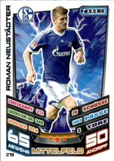 Roman Neustadter Schalke 04 2013/14 Topps MA Bundesliga #279