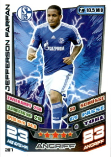 Jefferson Farfan Schalke 04 2013/14 Topps MA Bundesliga #287