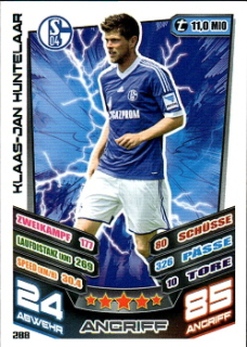 Klaas-Jan Huntelaar Schalke 04 2013/14 Topps MA Bundesliga #288