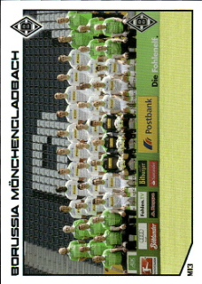 Borussia Monchengladbach 2013/14 Topps MA Bundesliga Team-Karten #M13