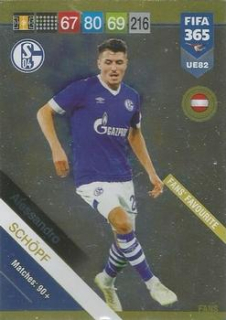 Alessandro Schopf Schalke 04 2019 FIFA 365 Fans' Favourite #UE082