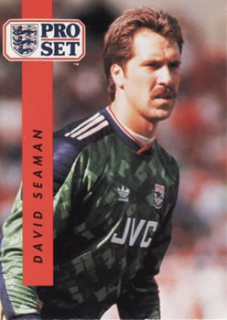 David Seaman Arsenal 1990/91 Pro Set #1