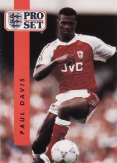 Paul Davis Arsenal 1990/91 Pro Set #8