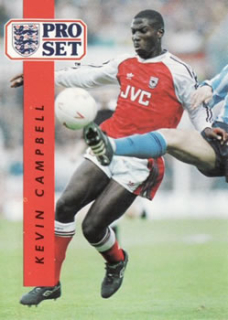 Kevin Campbell Arsenal 1990/91 Pro Set #10