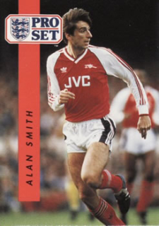 Alan Smith Arsenal 1990/91 Pro Set #13