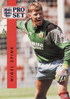 Nigel Spink Aston Villa 1990/91 Pro Set #15